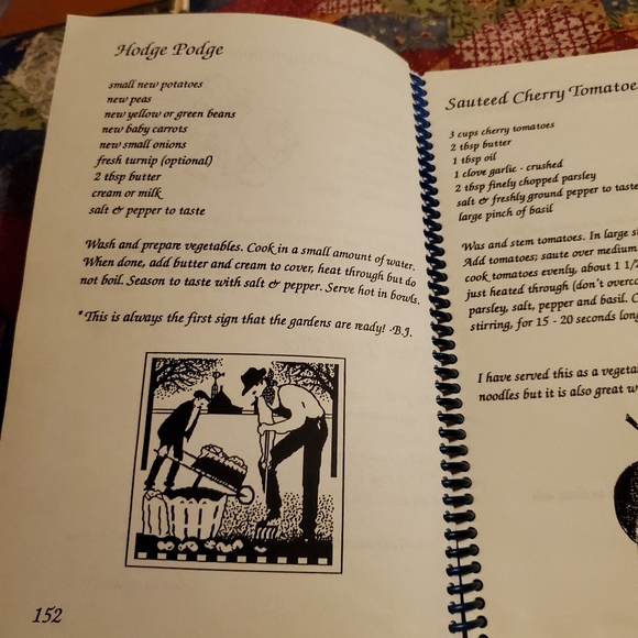 Spiral Bound Vintage Cookbook Home Sweet Home Ste. Croix Canada - Picture 2 of 5